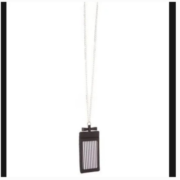 Kate Spade Purple Whistle While You Work cameron street Lanyard ID card holder - Picture 3 of 10
